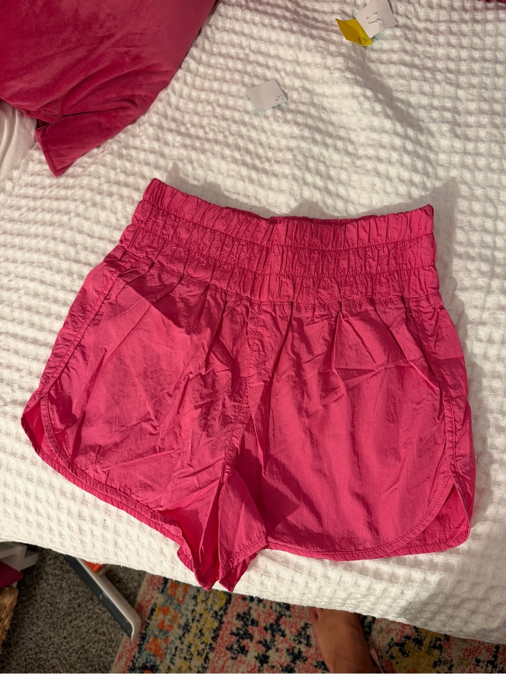 GB Girls Hot Pink Elastic-Waist Casual Shorts